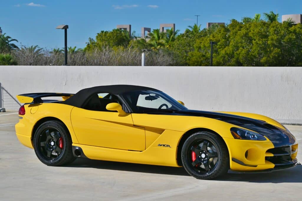 Dodge Viper Acr Srt Roadster Zb Ii Of Yellow Acr