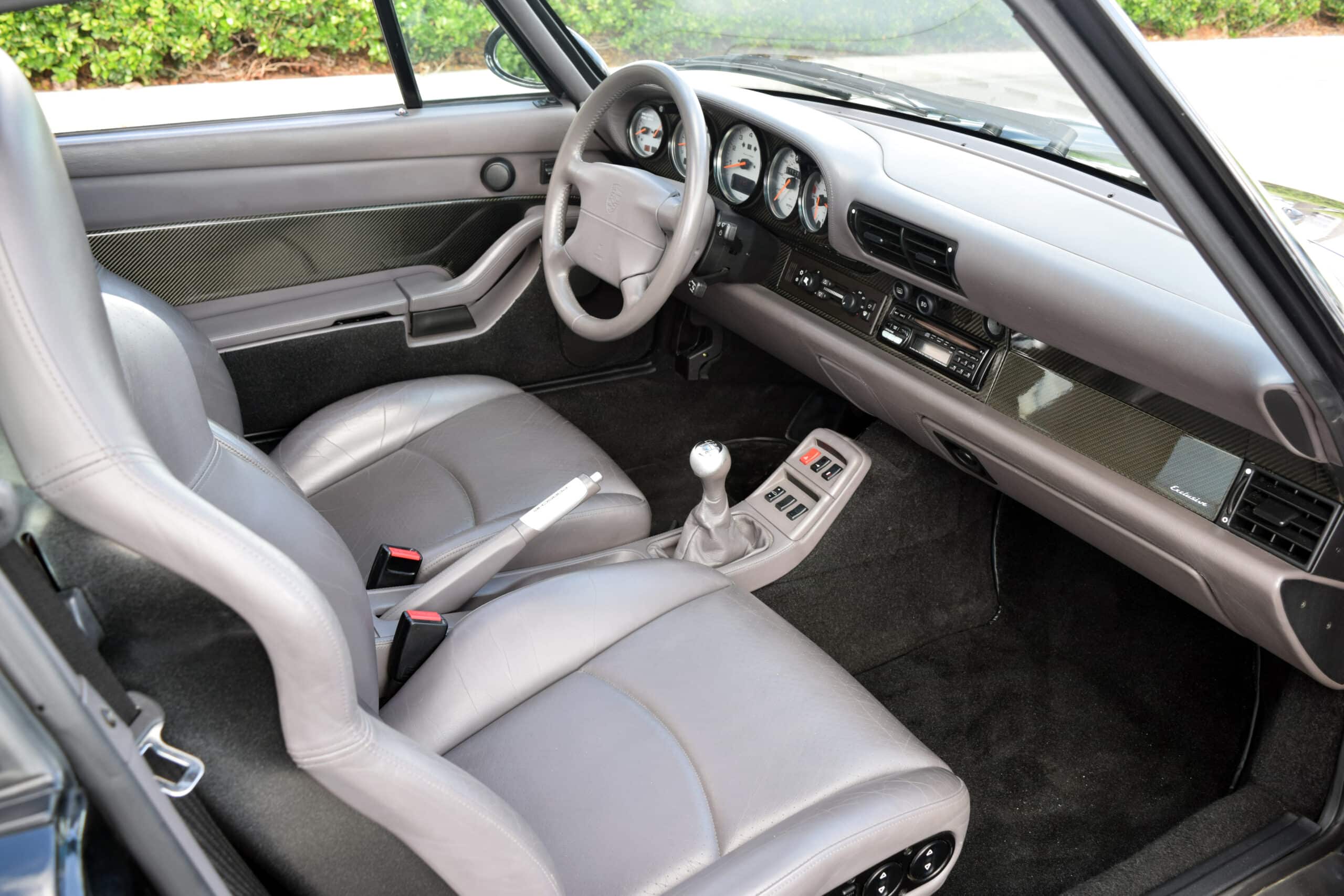 1996 Porsche 993 Turbo, Sports Seats, Carbon interior, major service