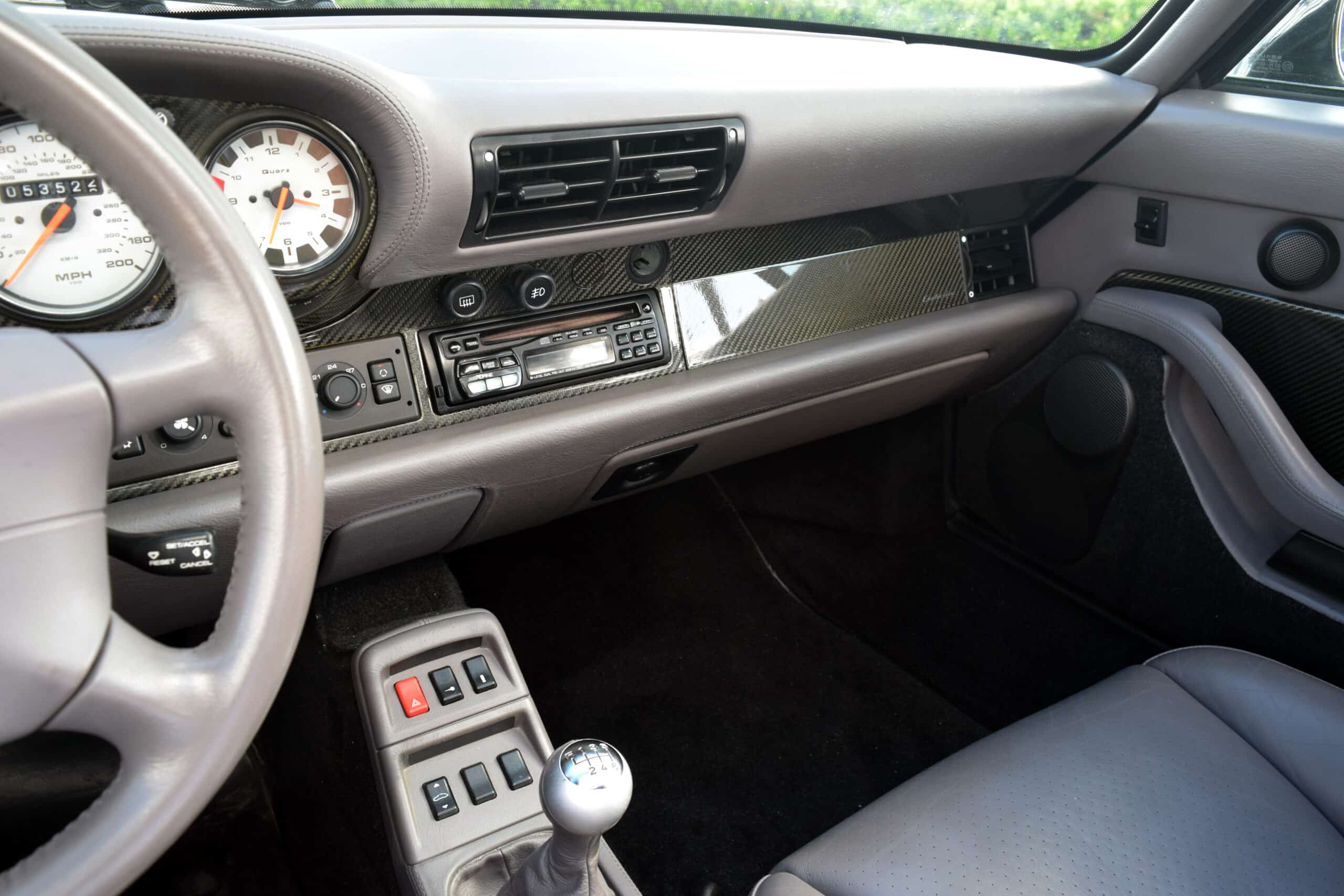 1996 Porsche 993 Turbo, Sports Seats, Carbon interior, major service