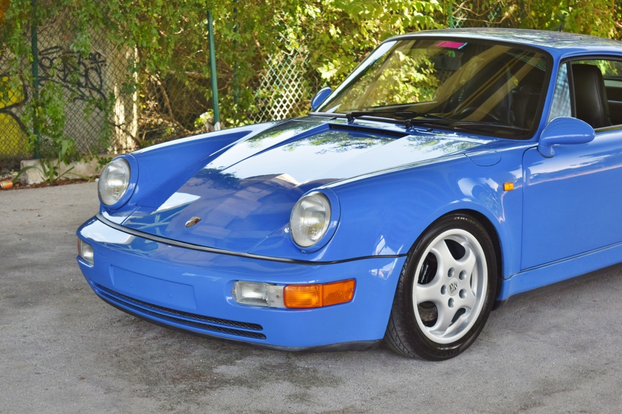 1991 Porsche 911 964 Turbo Only 49k Miles Very Rare Maritim Blue -COA- Fresh engine out service – Like New