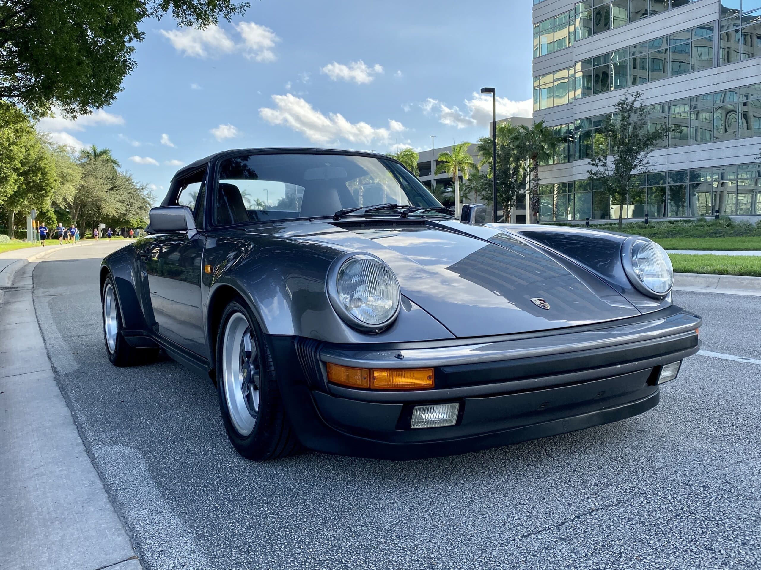 1985 Porsche 911 M491 Widebody Turbo Look FACTORY WIDE BODY TURBO LOOK / M491 / ONLY 39,000 MILES / SPORT SEATS /CABRIOLET