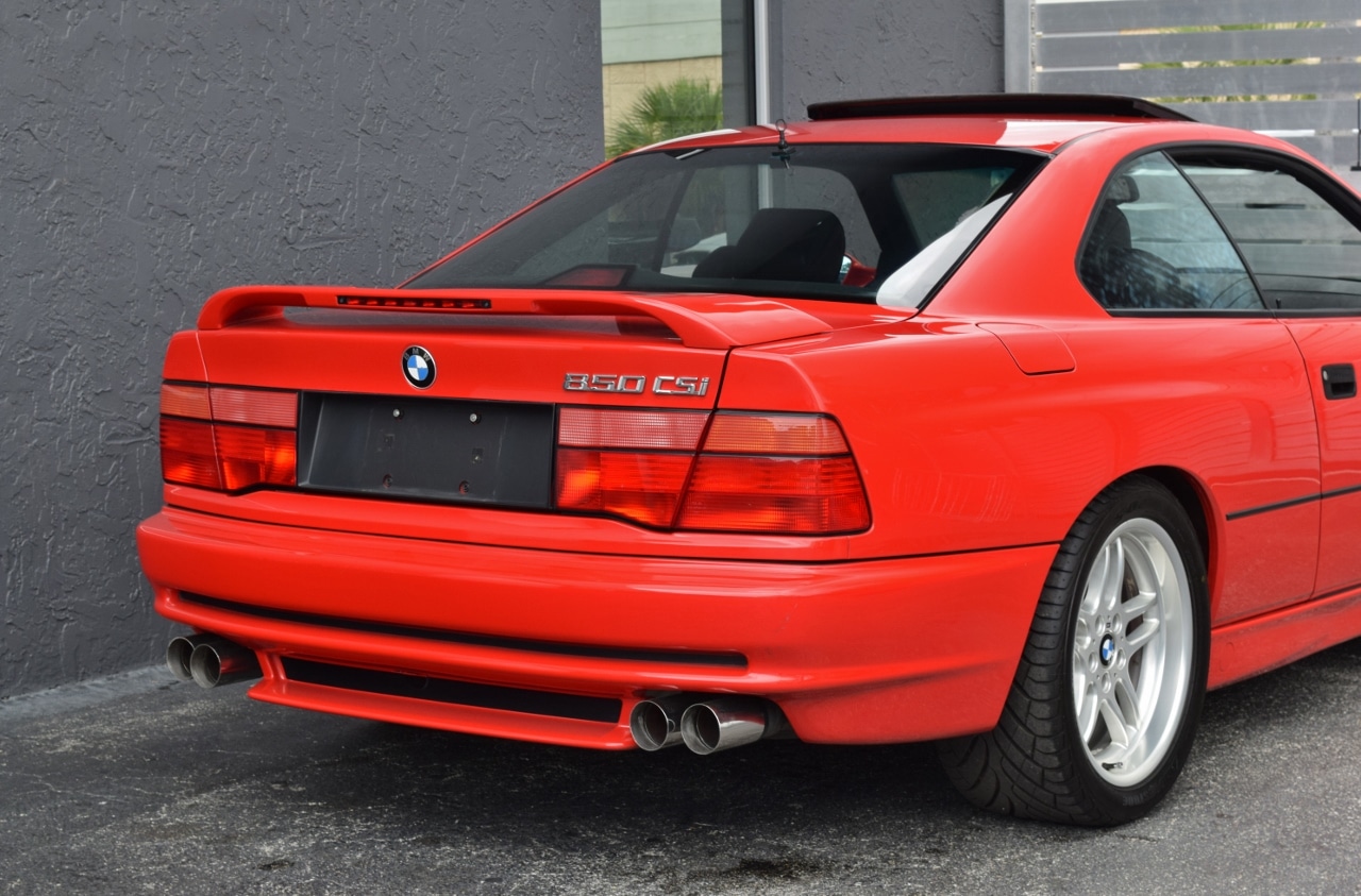 1994 BMW 8-Series E31 850CSI Rare 1 of 225 US Cars-Only 74k Miles-V12 6 Speed-Original Window Sticker-2 Owner