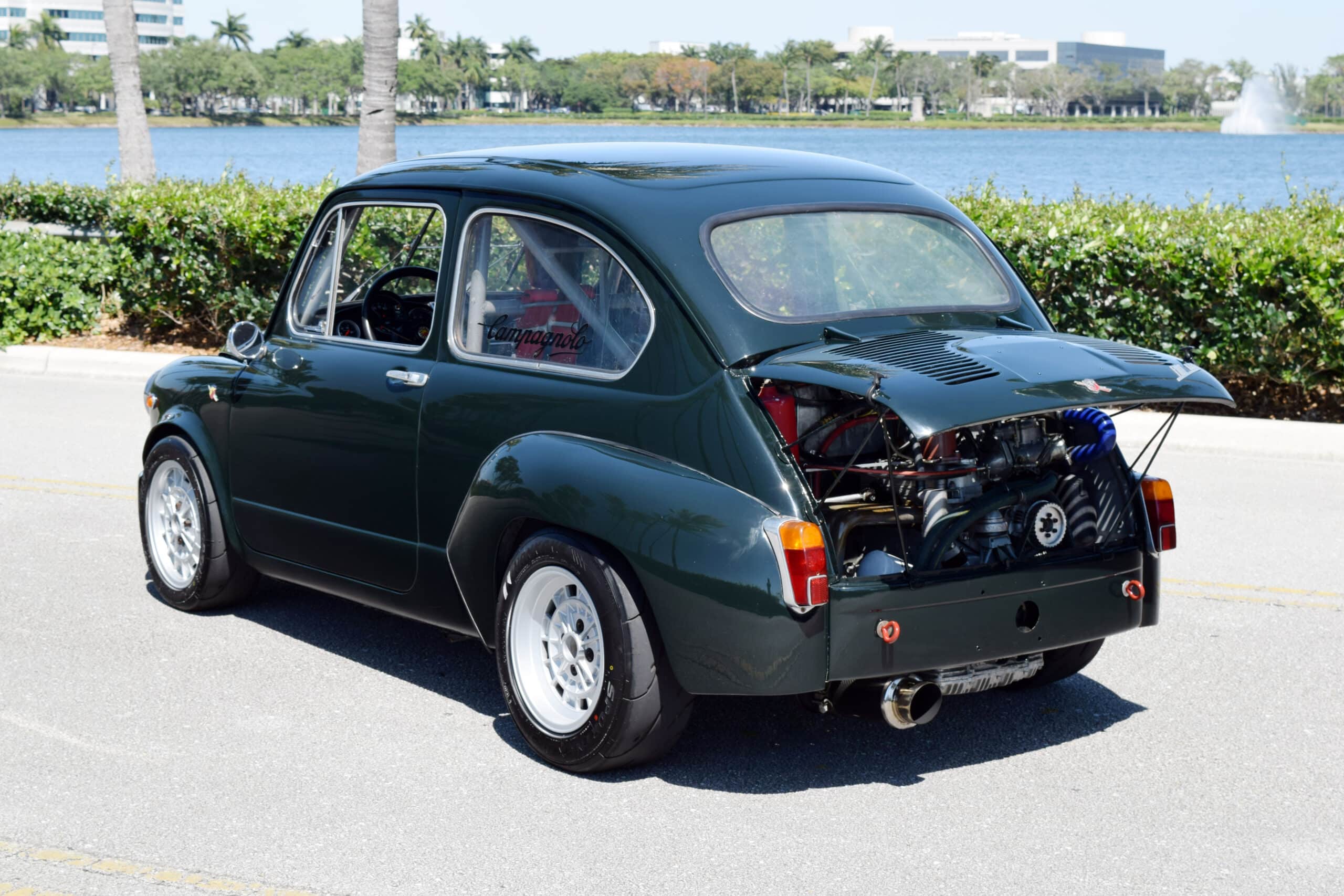 1967 Fiat 600 race car, REAL ABARTH components, 113 HP, street legal, 5-speed