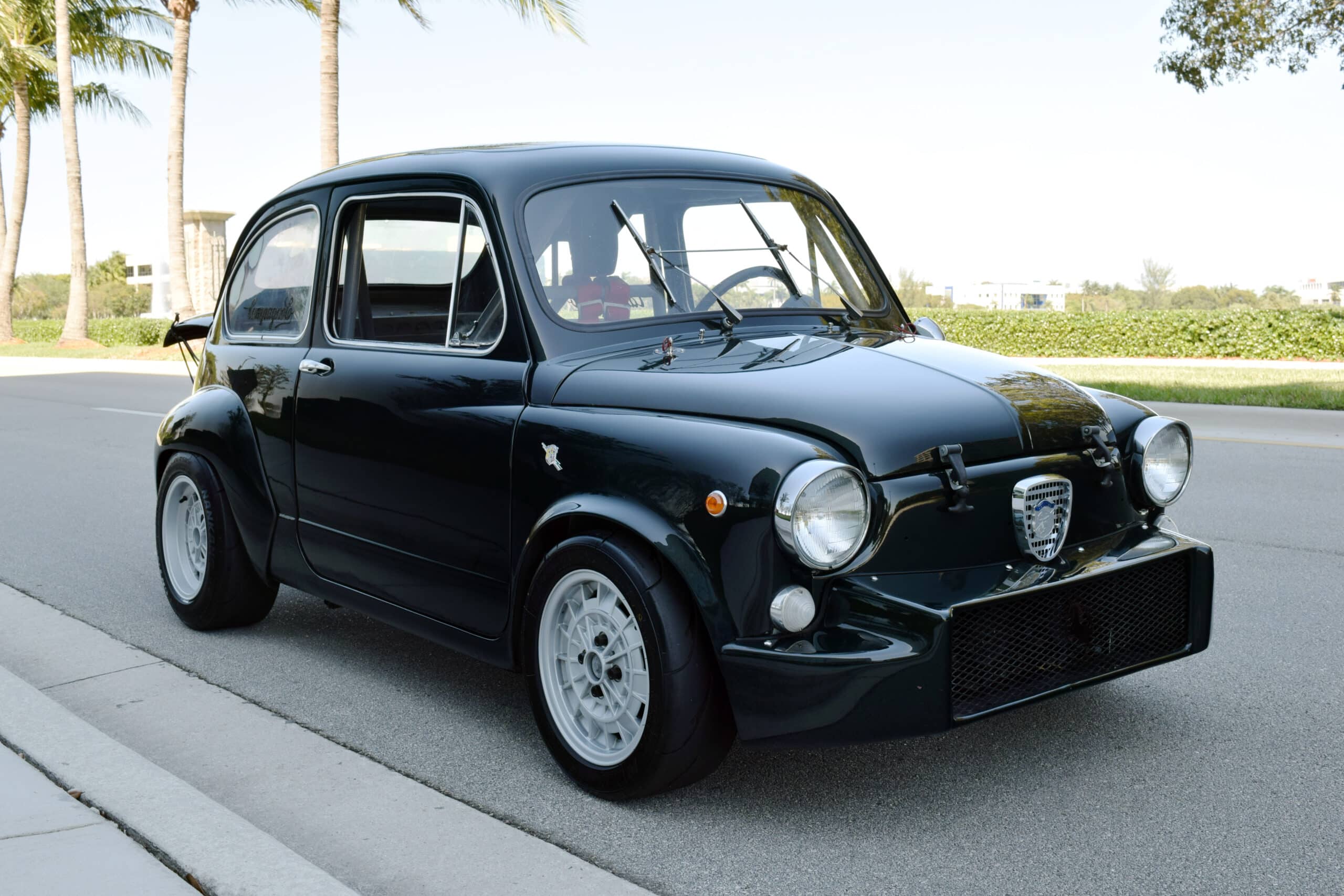 1967 Fiat 600 race car, REAL ABARTH components, 113 HP, street legal, 5-speed