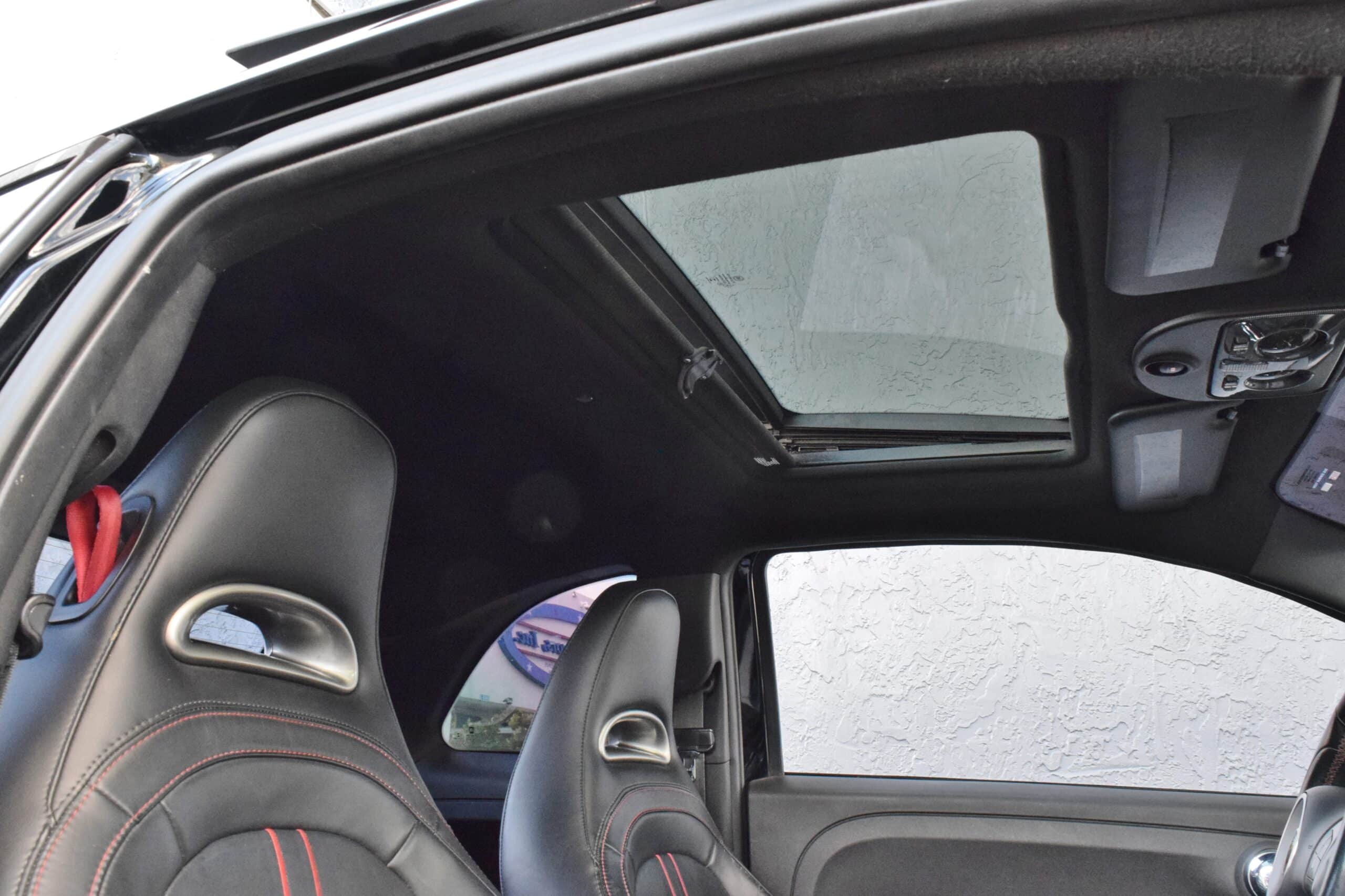 2013 Fiat 500 C Abarth Black on Black – Well Maintained – TURBO – Clean Carfax -Original Window Sticker