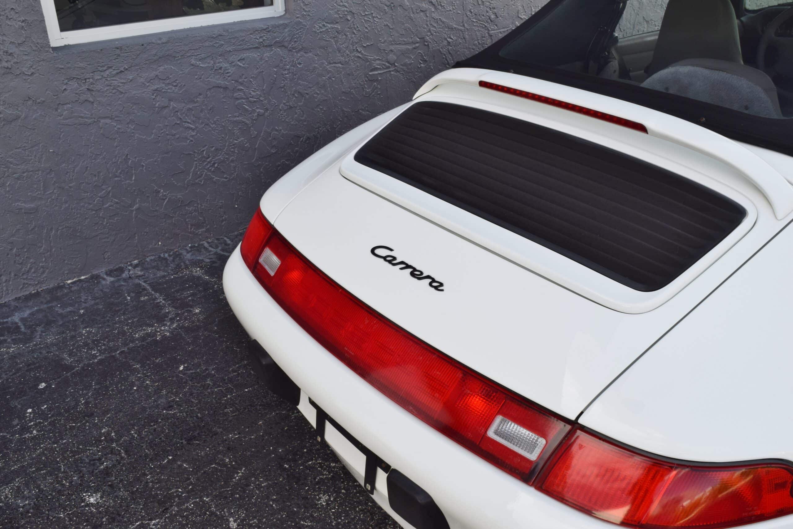 1995 Porsche 911 Carrera 993 Gran Prix White – New Convertible Top – Euro Height – Turbo Twists – Rare Option