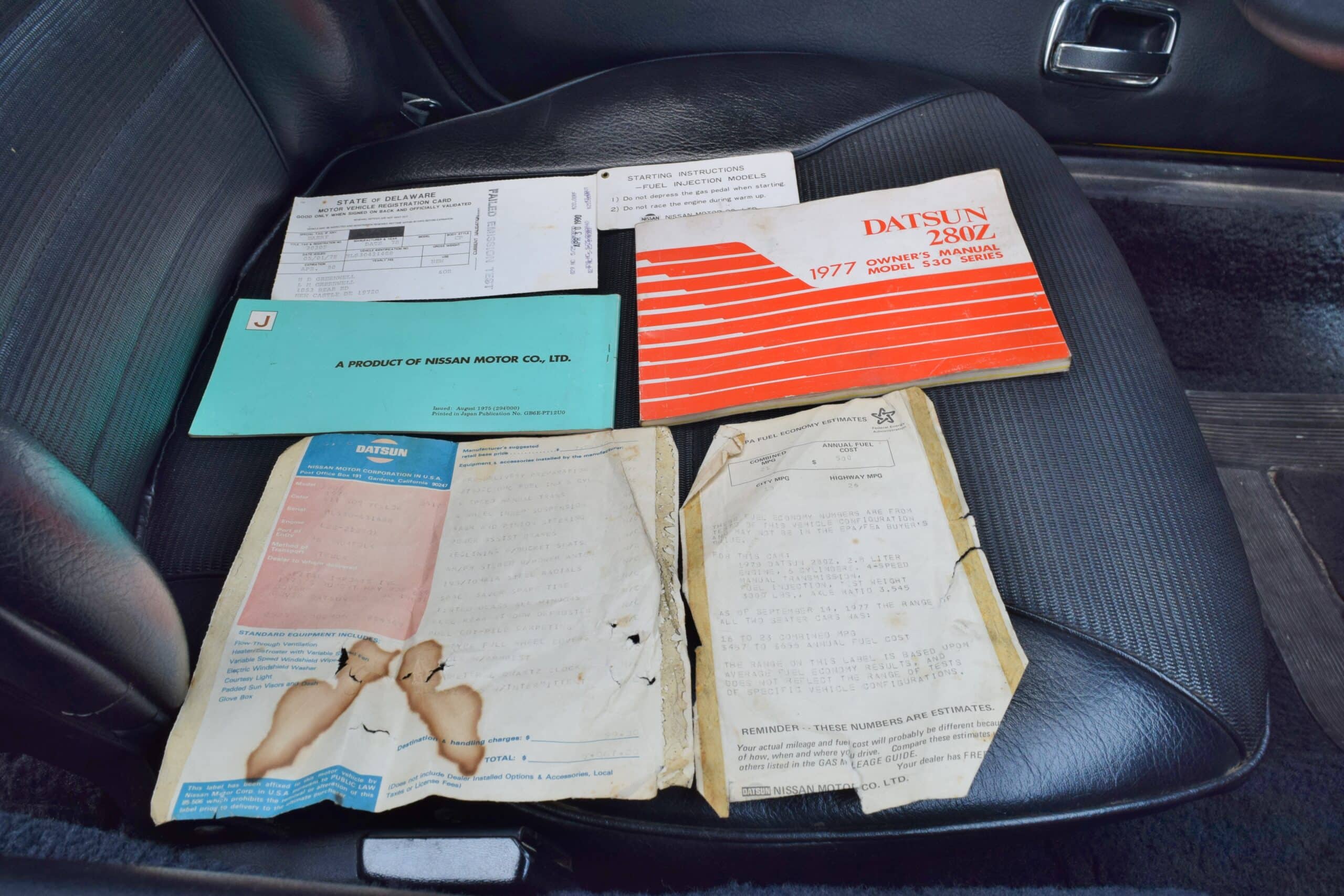 1978 Datsun 280Z 42 YEAR OLD TIME MACHINE GARAGE FIND -1 OWNER – 34,000 ACTUAL MILES – SURVIVOR –
