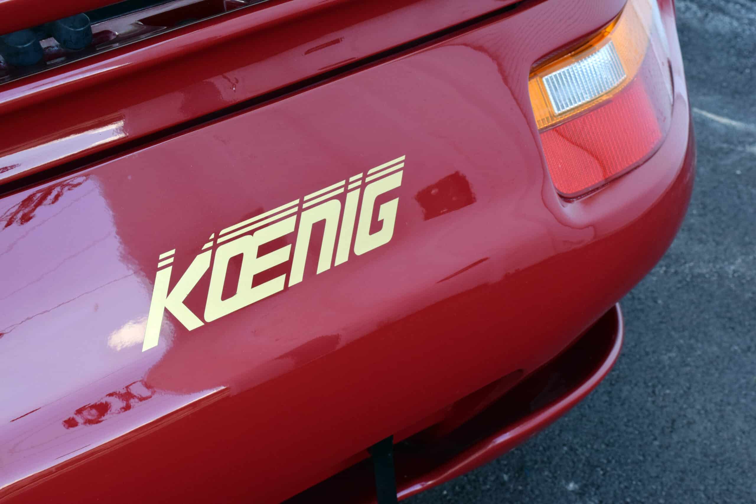 Authentic Koenig Specials Porsche 928, one of a handful ever made, Borbert A wheels, true time machine