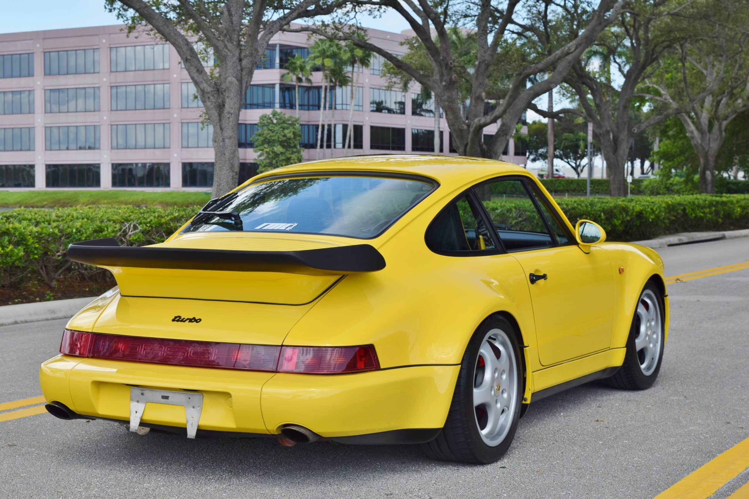 1991 Porsche 911 Turbo 964 Paint to Sample Ferrari Yellow/ Only 61K Miles/ Matching Numbers/ Engine Refresh