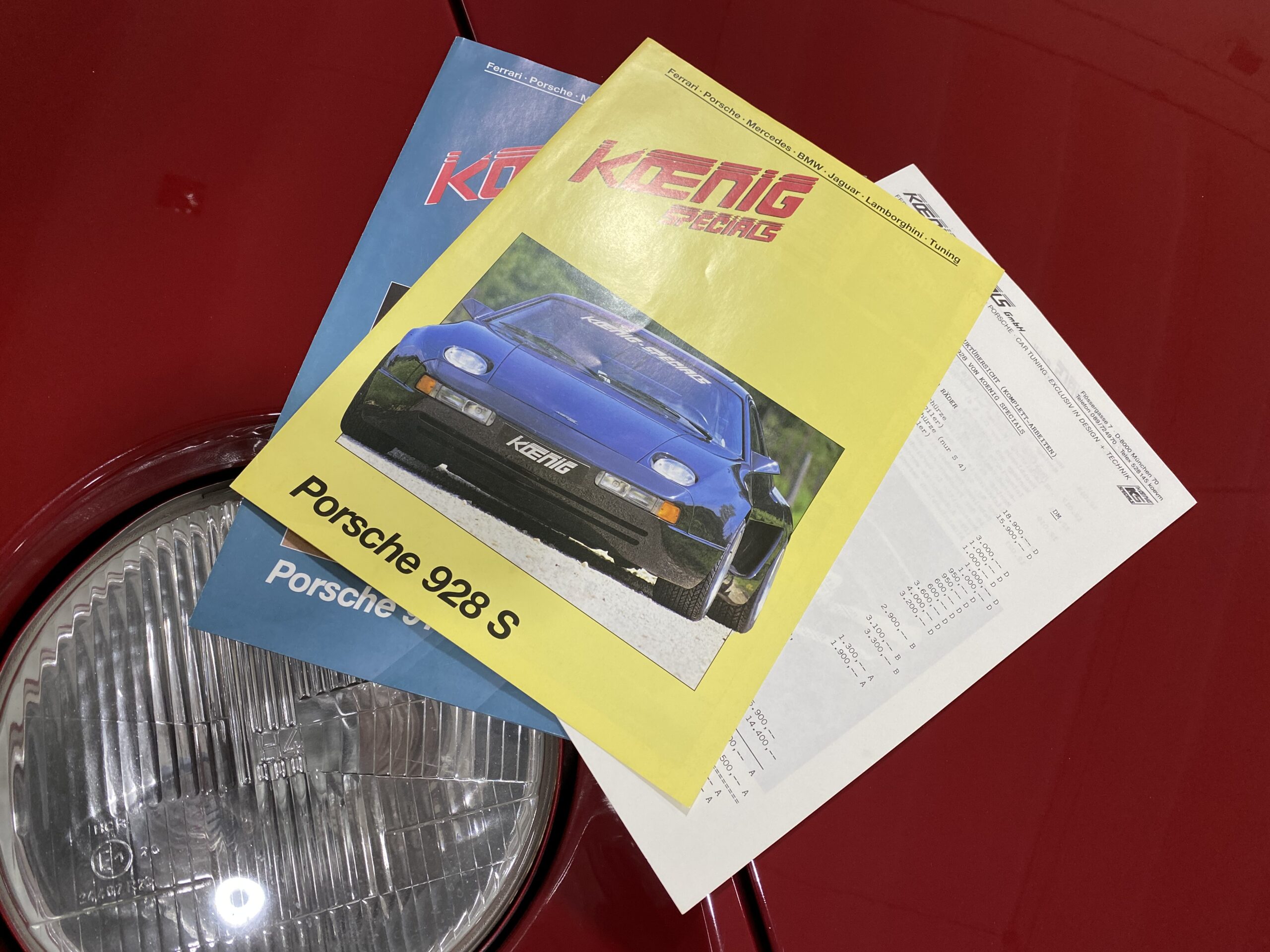 Authentic Koenig Specials Porsche 928, one of a handful ever made, Borbert A wheels, true time machine