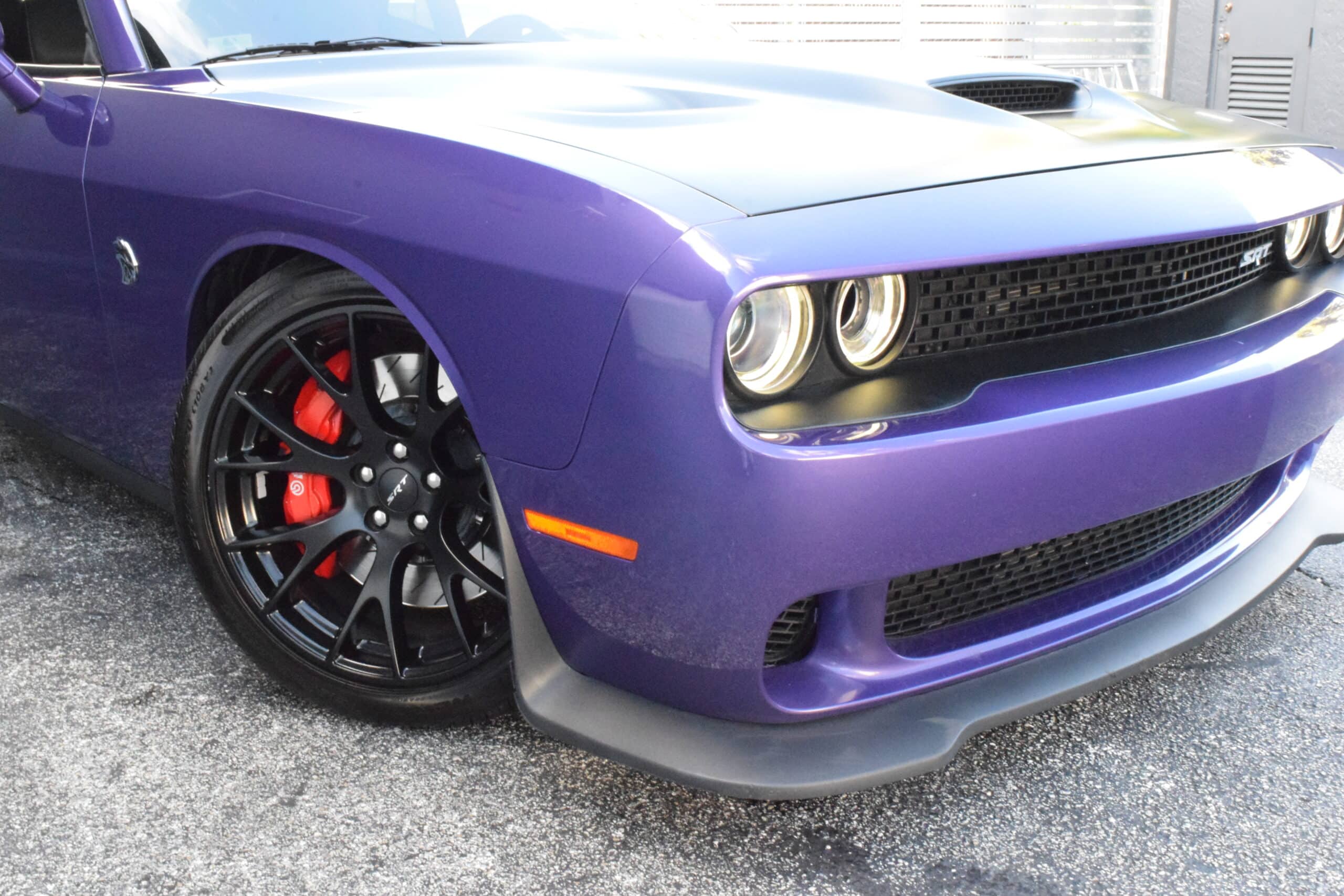 2016 Dodge Challenger SRT HELLCAT Supercharged HEMI ONLY 14K MILES! Plum Crazy Pearl- Corsa Exhaust – FULLY LOADED -HEMI 26R Package