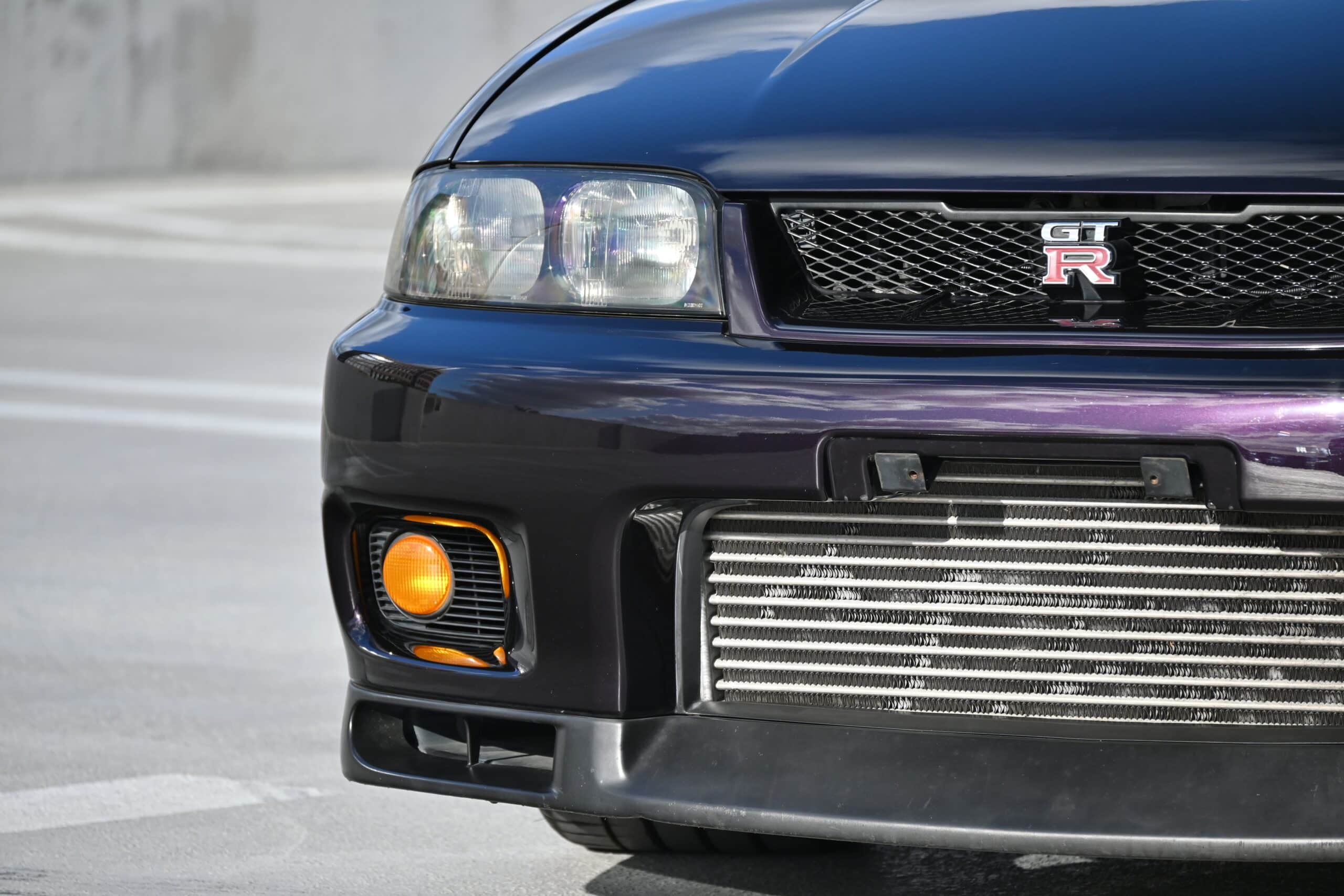 1995 Nissan GT-R R33 Skyline Midnight Purple T88 Single Turbo – HKS supporting mods – R34 GTR Bucket Seats