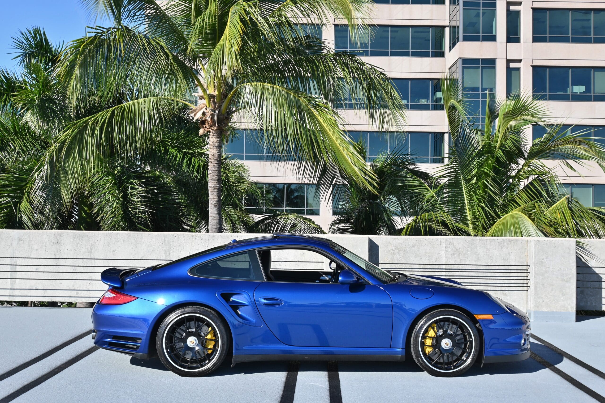 2012 Porsche 911 Turbo S 997.2 1 Owner-Original Aqua Blue Metallic-Sport  Seats-Carbon Brakes-Original sticker - RMCMiami