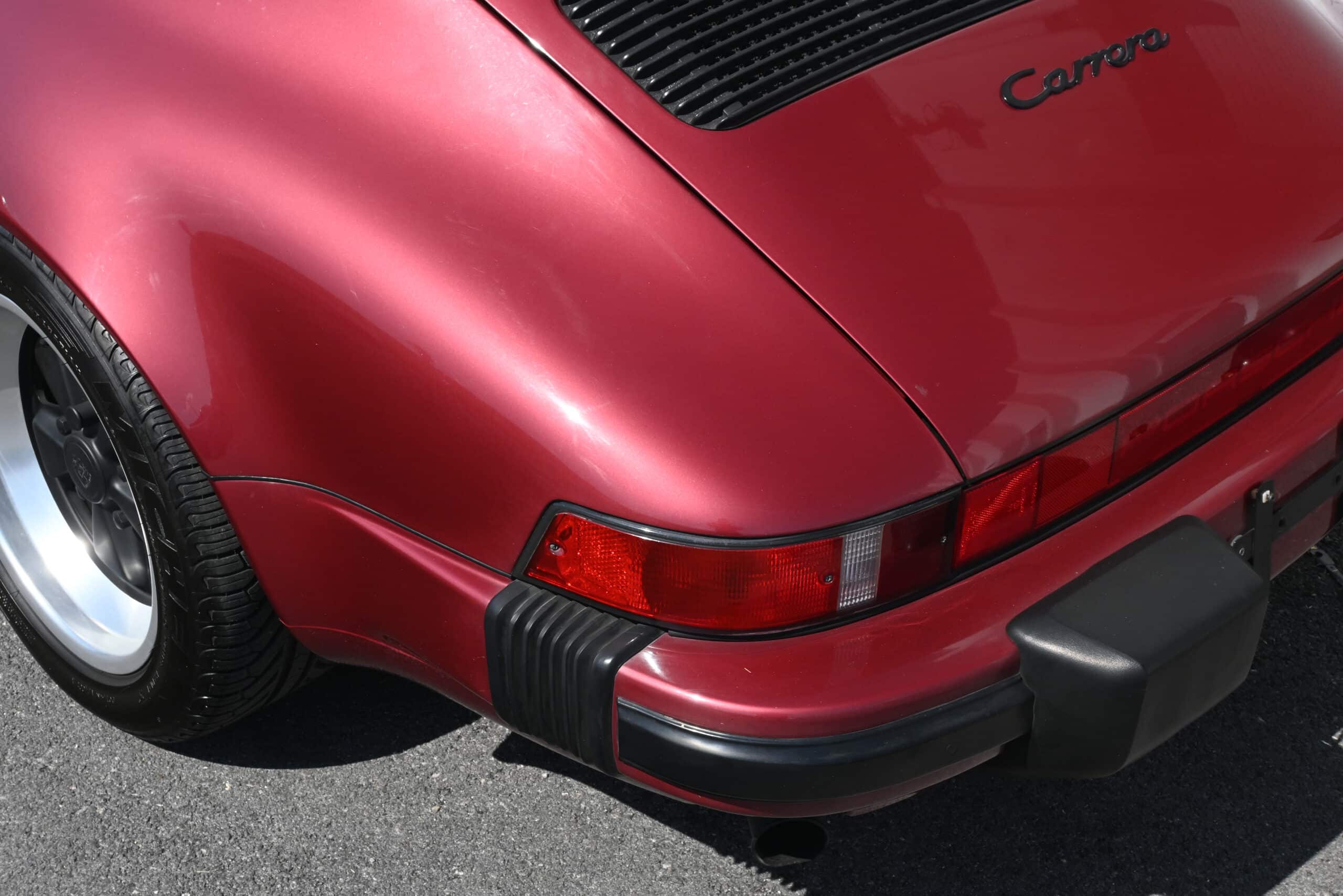 1989 Porsche 911 Carrera G50 Transmission, last year Carrera, 47K actual miles, rare Velvet Red metallic