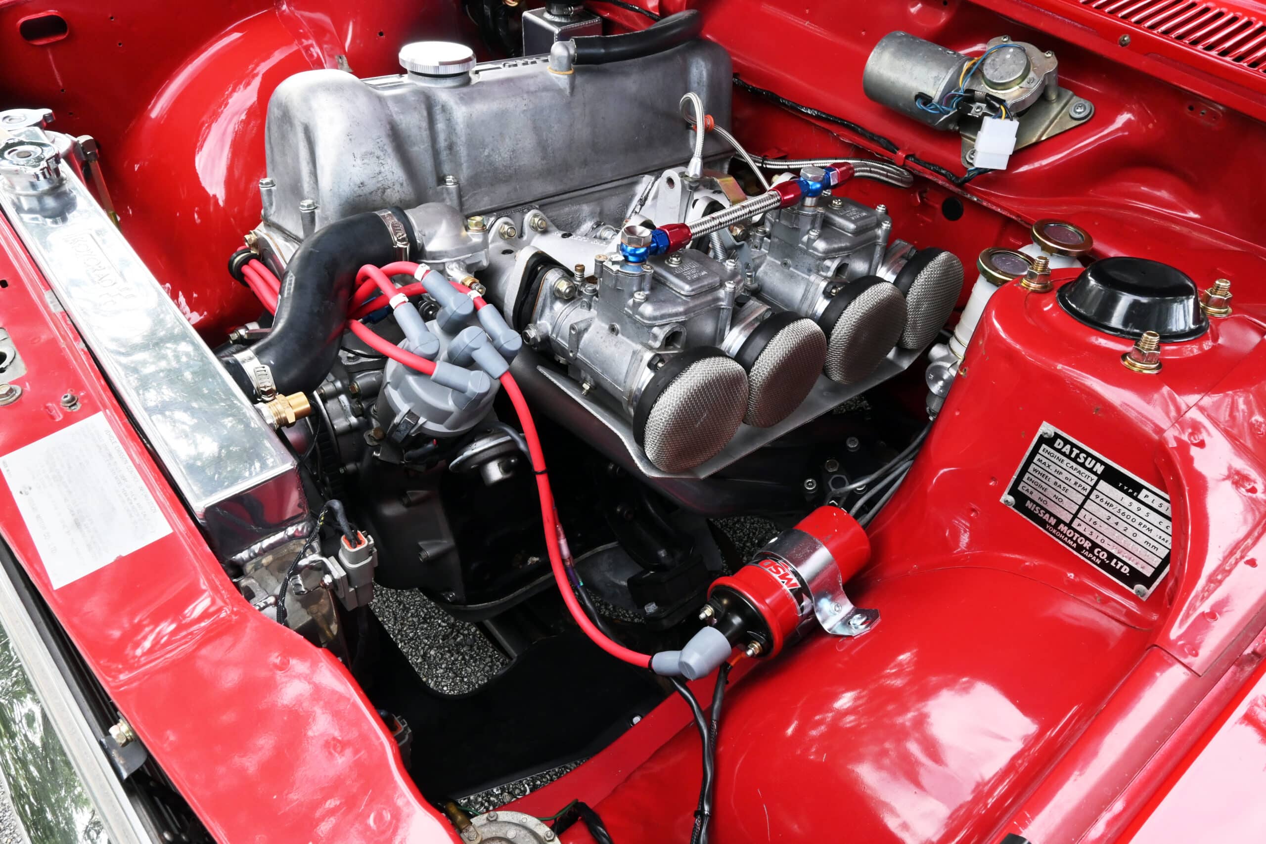 1971 Datsun 510, Extensive performance-oriented restoration Rebello built 2.4L stroker, 5-speed, LSD, Watanabe wheels, Mikuni Side Draft Carburetors, California Car.