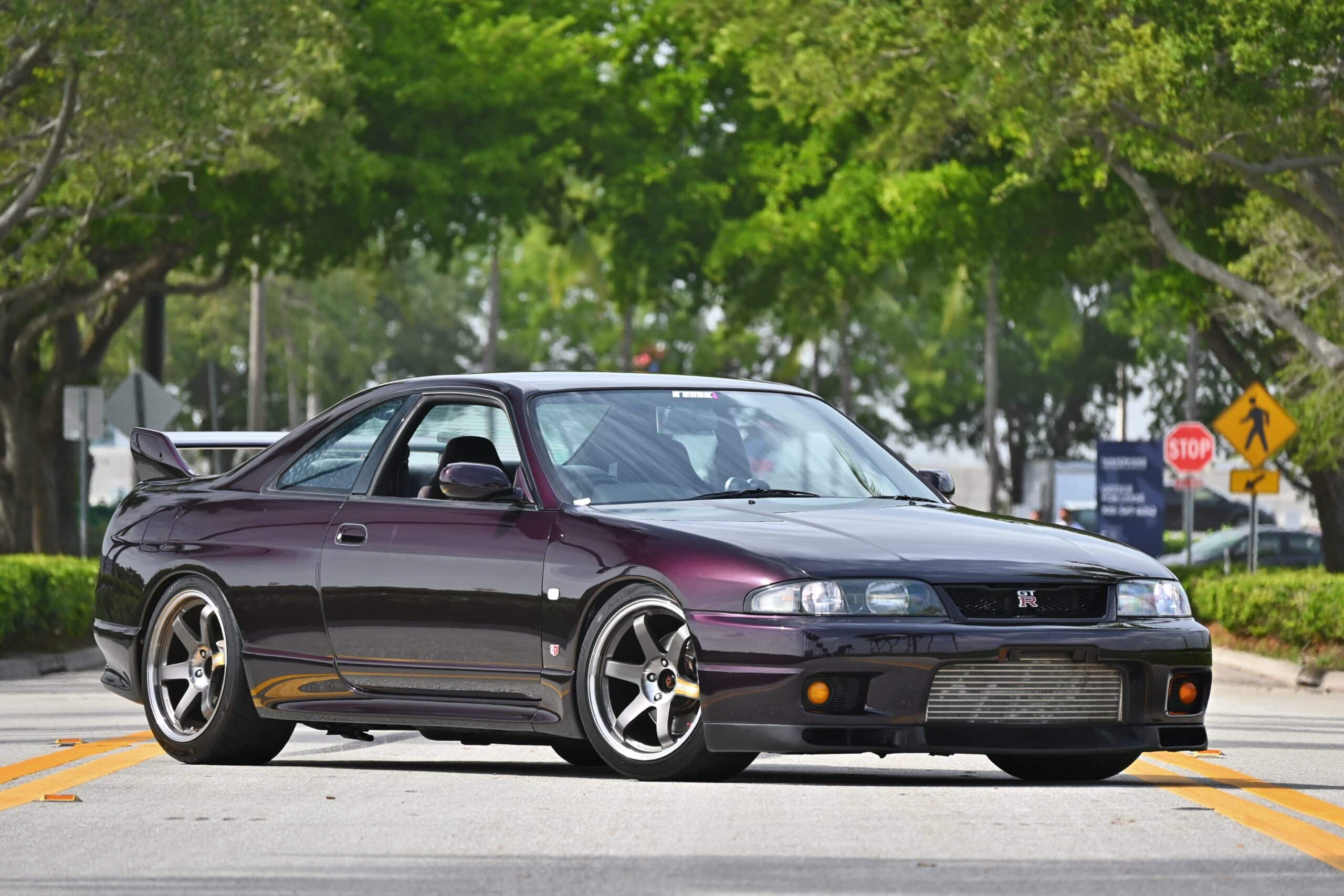 1995 Nissan GT-R R33 Skyline Midnight Purple T88 Single Turbo - HKS ...