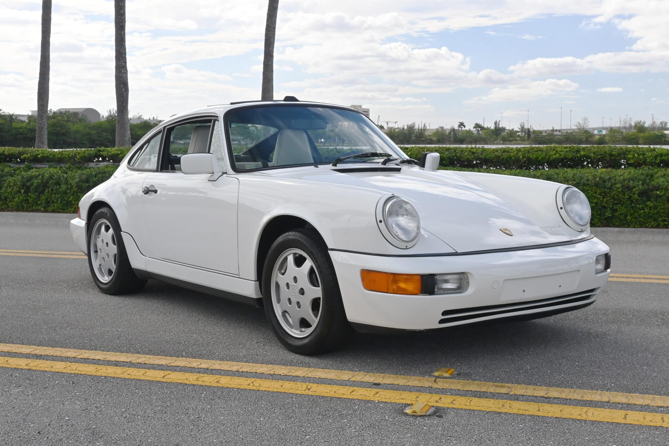 1990 964 Carrera 4, Rare white on white color combo, Two owner, Verified 50K Actual Miles, all original unmolested