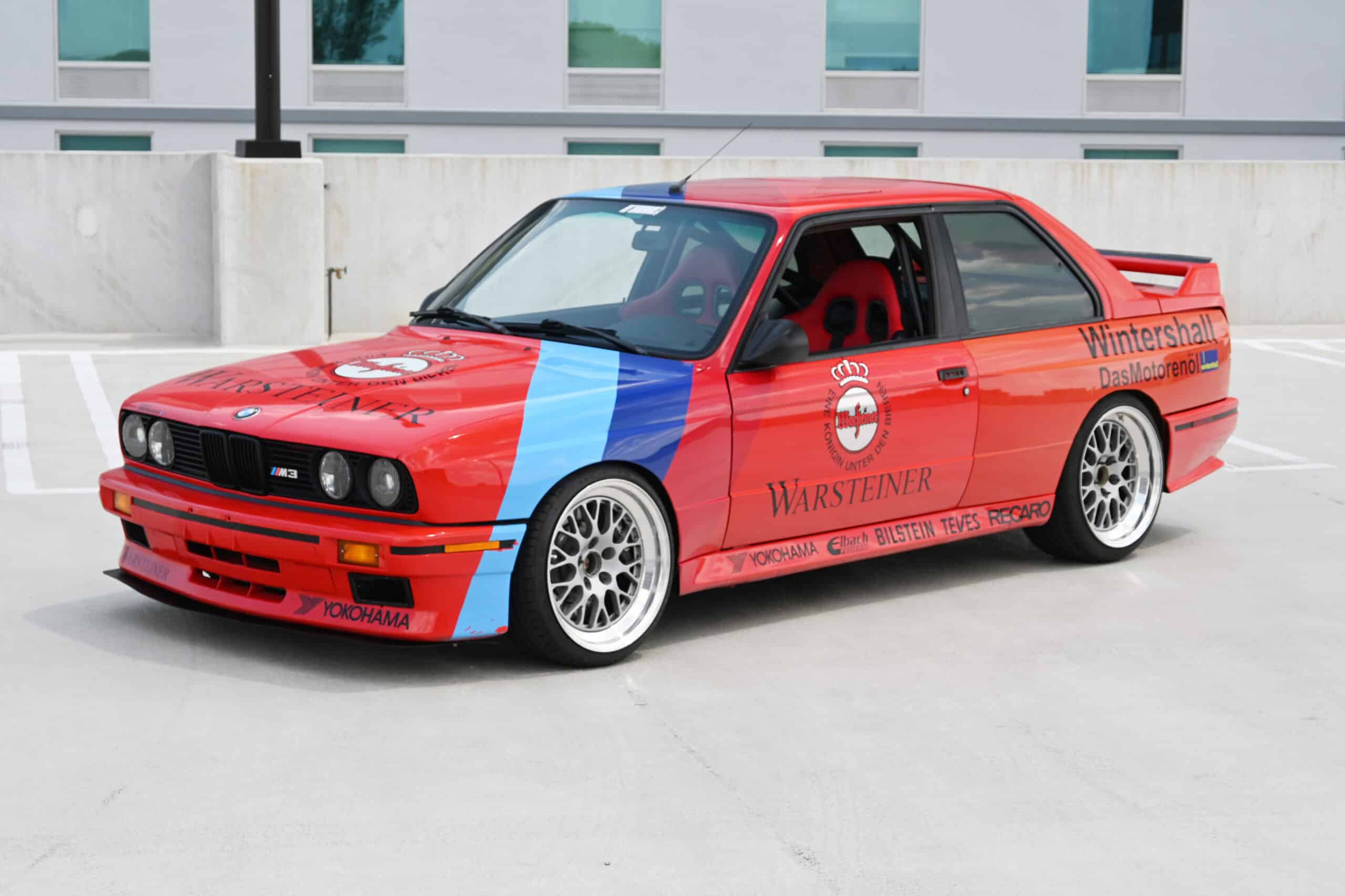 1988 BMW E30 M3 / S50 Swapped / Track ready street car / comprehensive built / DTM inspired Warsteiner livery / One of 304 US Hennarot M3s