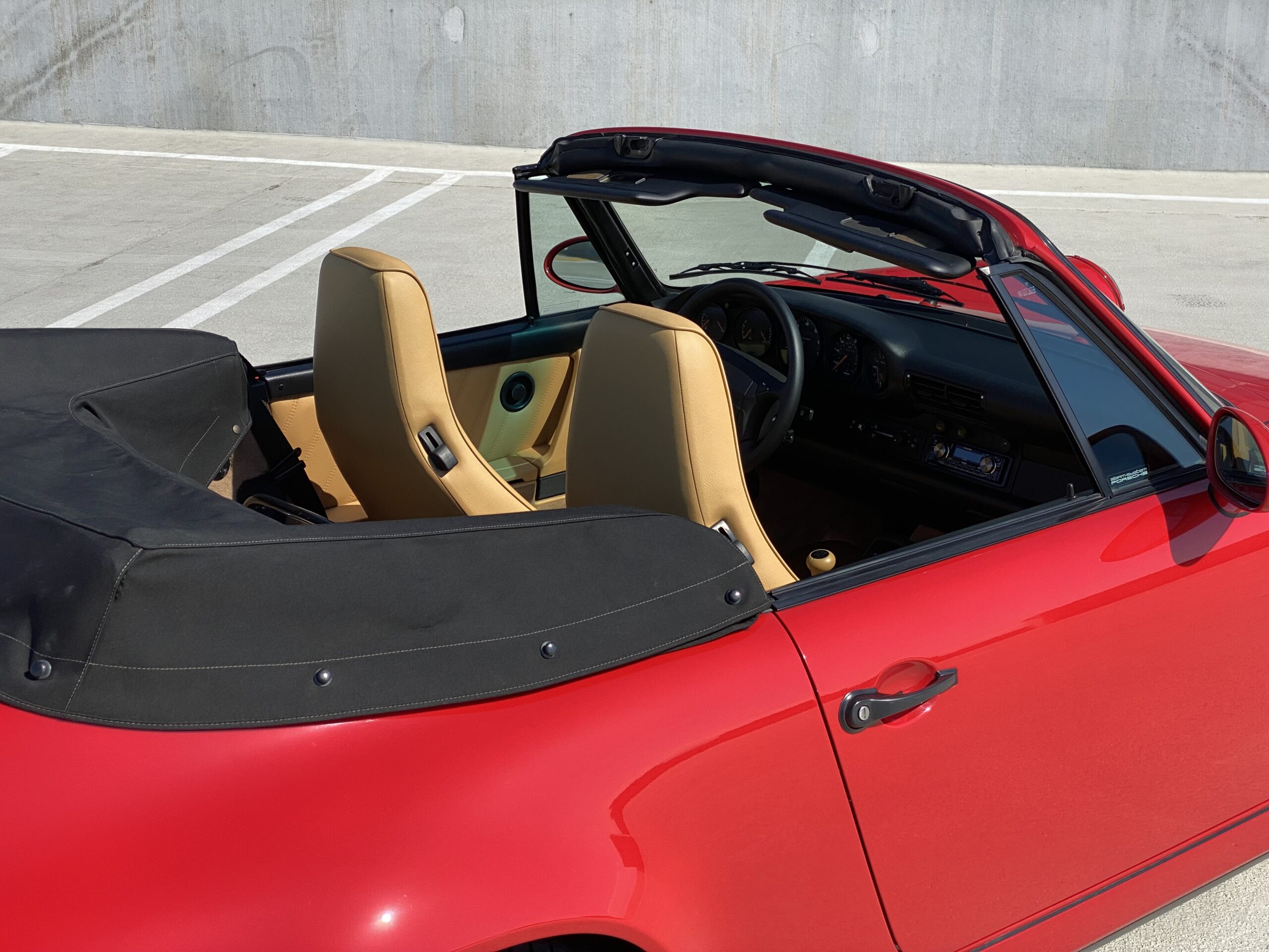 1993 Carrera 2 Cabriolet, Full Service Records, Cup Wheels, Manual Transmission, Rear Seat Delete, Accident and Rust Free