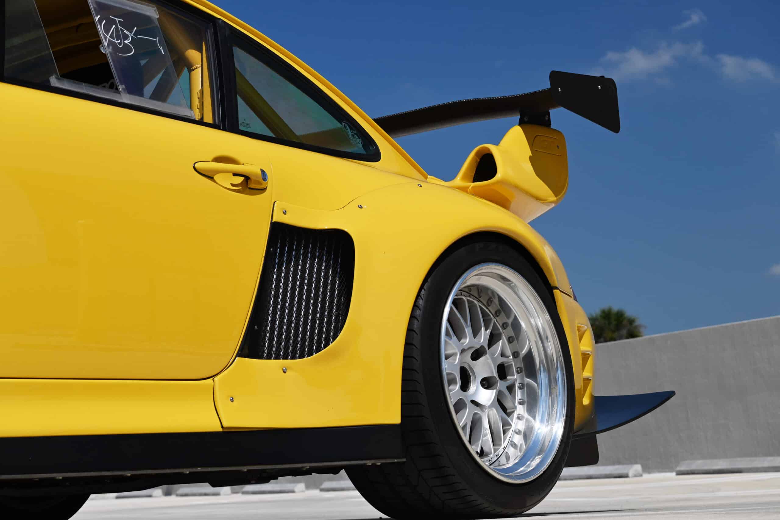 1996 Porsche 911 Turbo GT2 Spec /War ready/ Street Legal GT2 Evo spec build/ 600 hp 2600lb RWD / Factory Speed Yellow Sunroof delete / approx. 35k miles / accident free