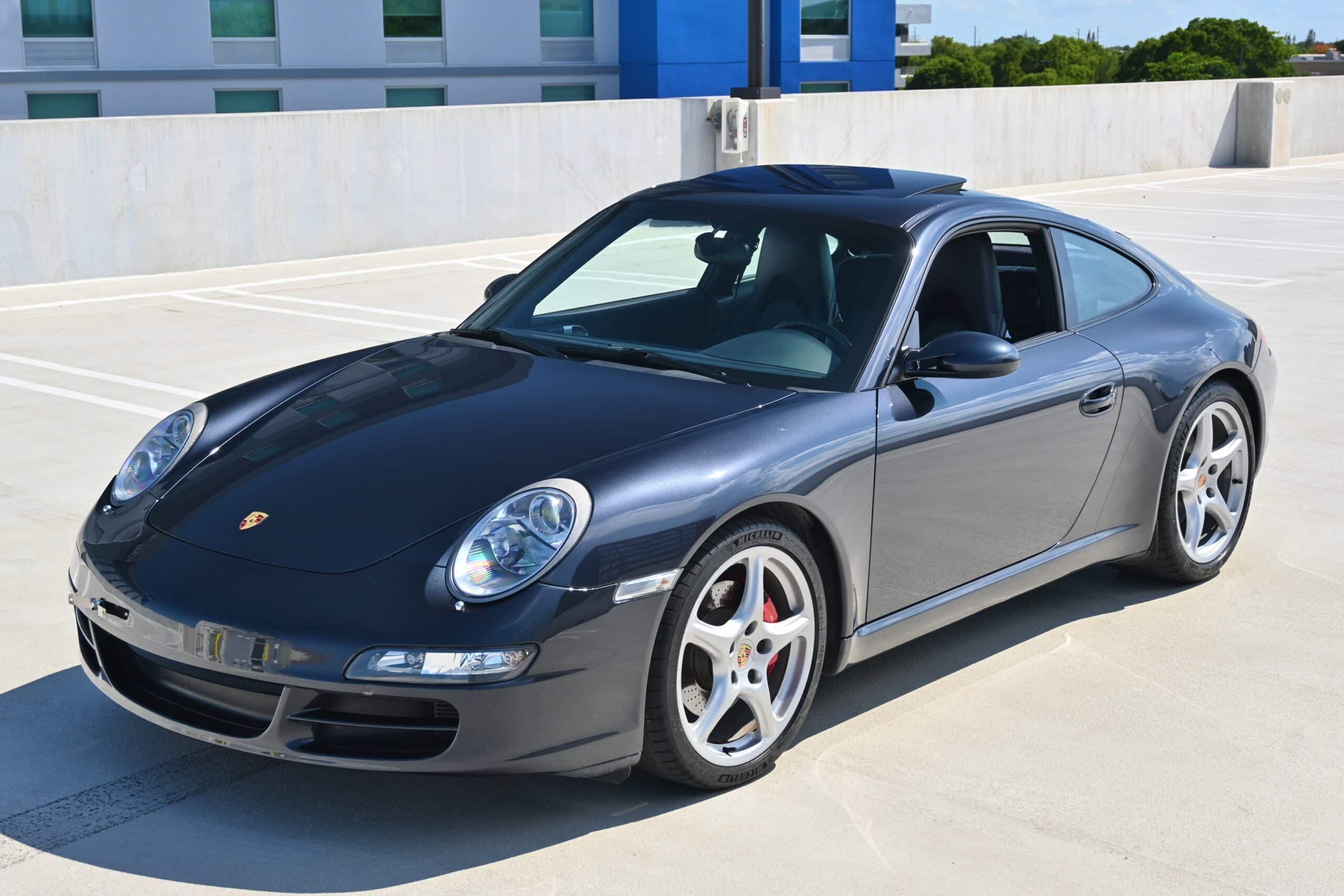 2005 Porsche 911  Carrera S Rare Atlas Gray On Sea Blue - 49K Miles -   Engine Upgrade - 6 Speed Manual - RMCMiami