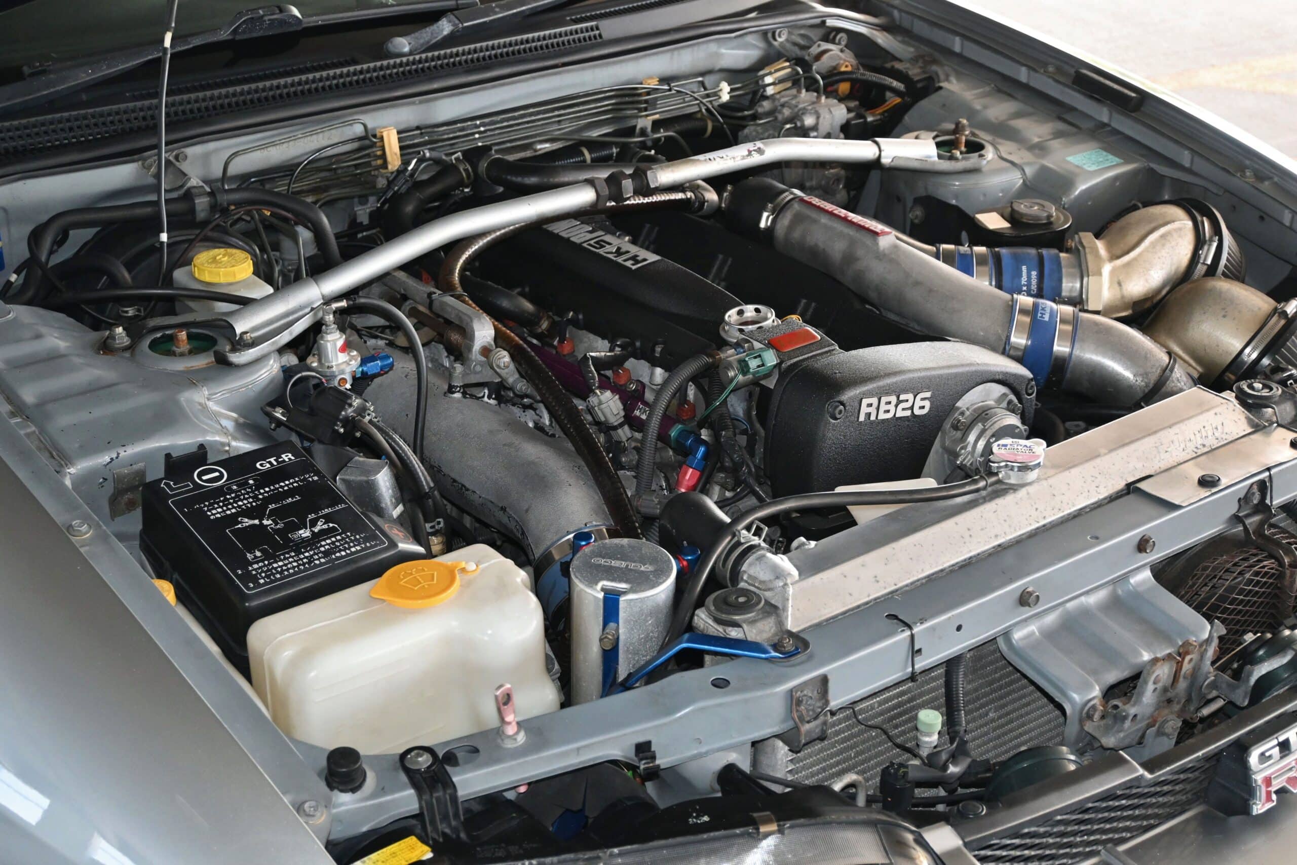 1997 Nissan Skyline GTR R33-500hp-HKS Vcams-HKS GT2530 Turbos-Tein Coilovers-Volk TE37