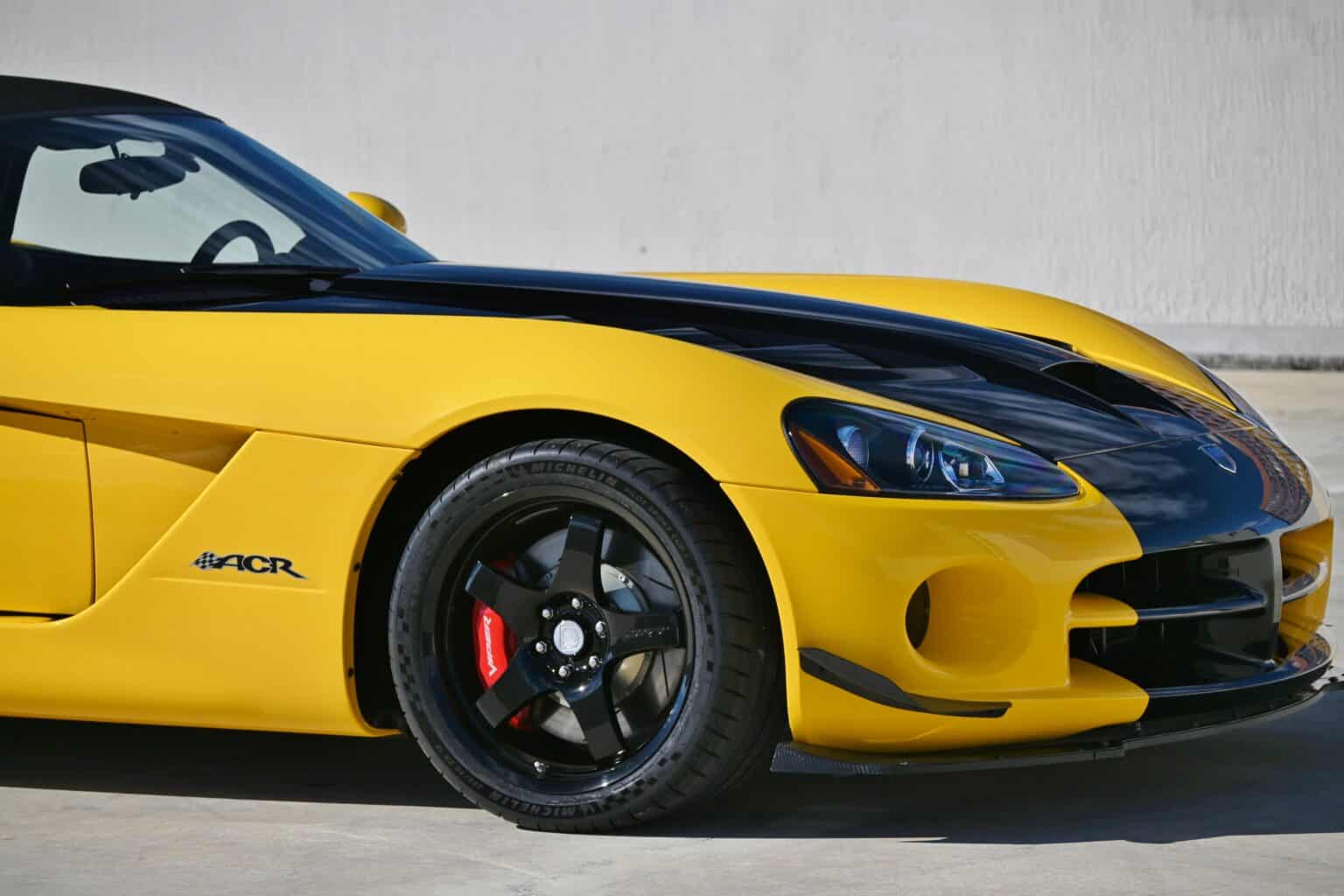 Dodge Viper Acr Srt Roadster Zb Ii Of Yellow Acr Convertibles Original Window