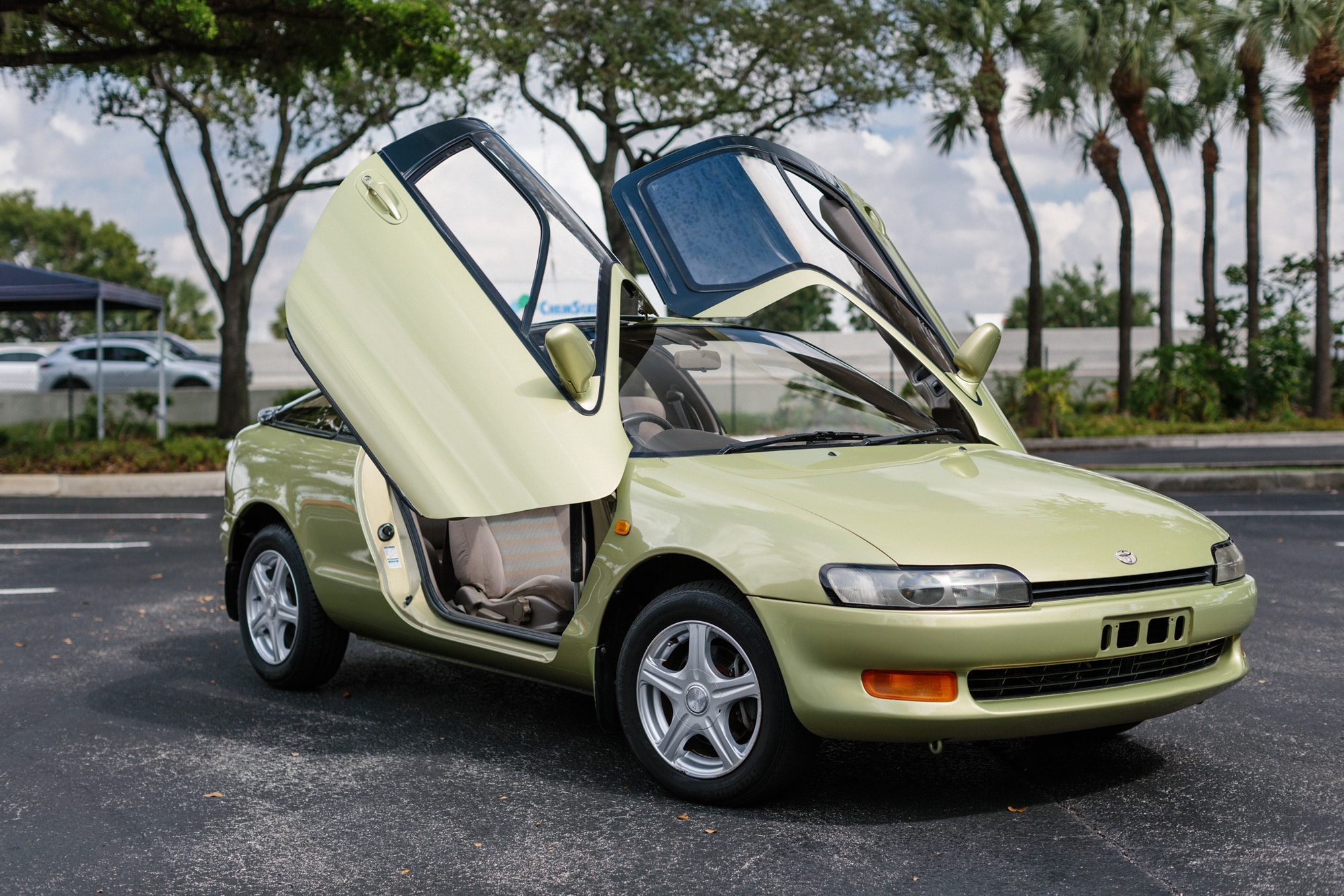 1991 Toyota Sera (EXY10) | Greenish Yellow | OEM Butterfly Doors | Great Daily Cruiser | Head Tuner!